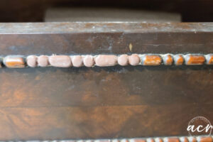 How To Replace Missing Trim On Furniture - Artsy Chicks Rule®