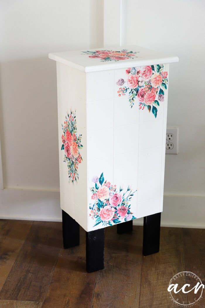 Floral Mini Cabinet
