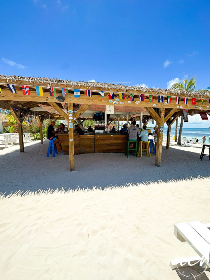 out doors bar on beach