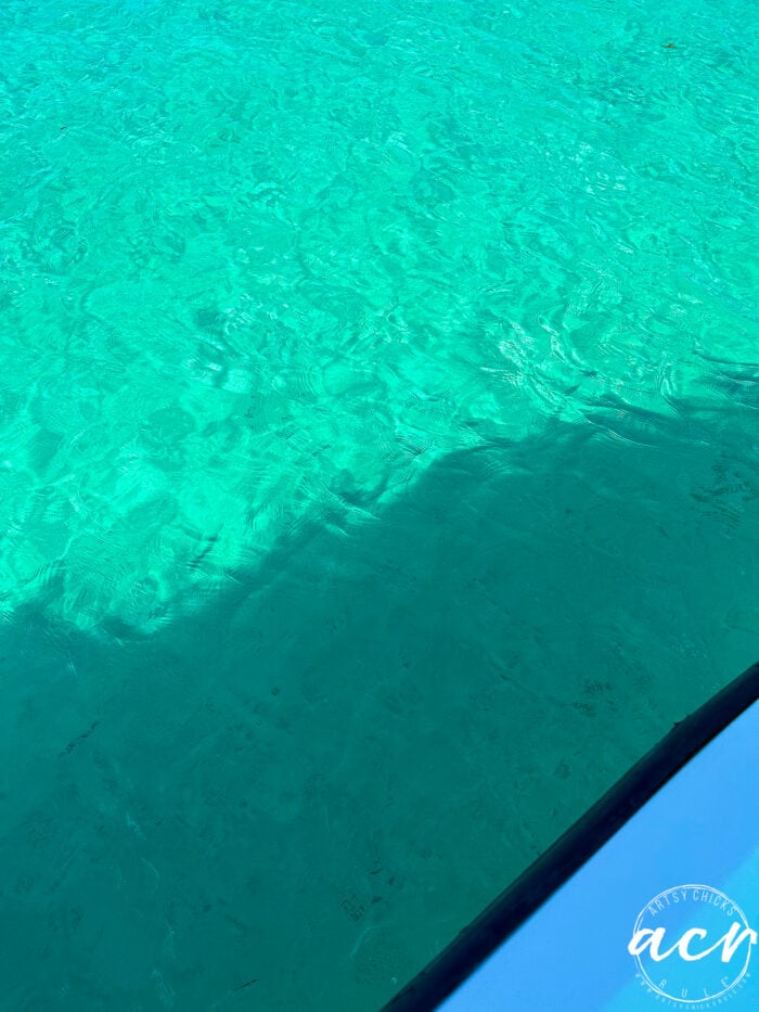 the most amazing green clear aqua water