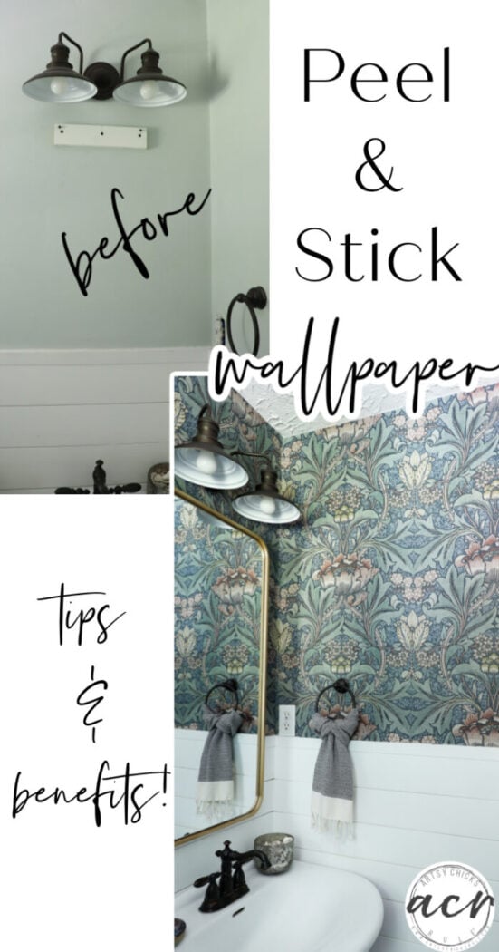 How to hang peel and stick wallpaper plus tips and reasons why you should! artsychicksrule.com
