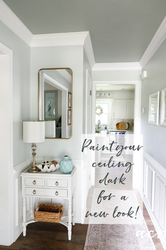 Paint Your Ceiling Dark (and reasons why you should!)