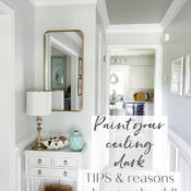Paint Your Ceiling Dark (and reasons why you should!)