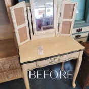 French Provincial Dressing Table Makeover artsychicksrule-1