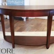 How To Paint A Console Table To Add Interest artsychicksrule-2