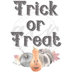 trick or treat with pumpkins printable