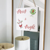 Merry & Bright Free Printables & Sign artsychicksrule-14