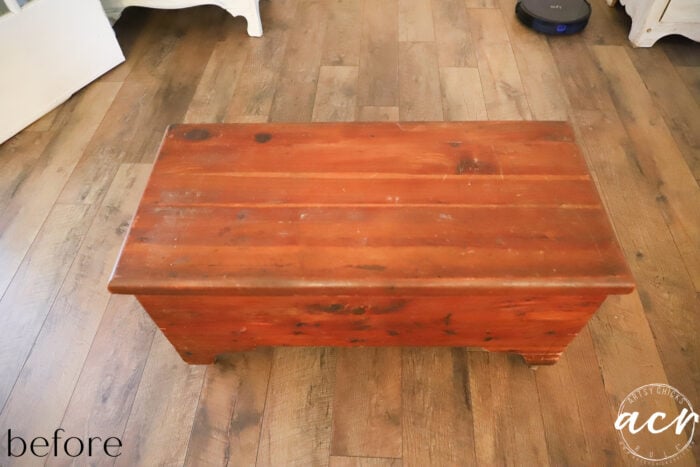 wood cedar chest top