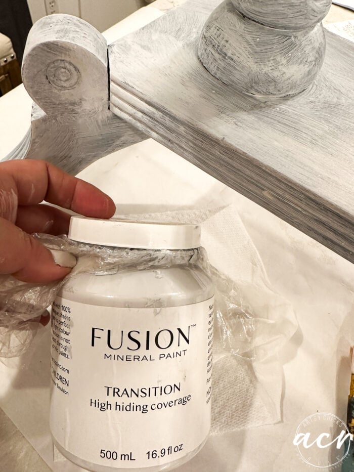 jar of Transition paint