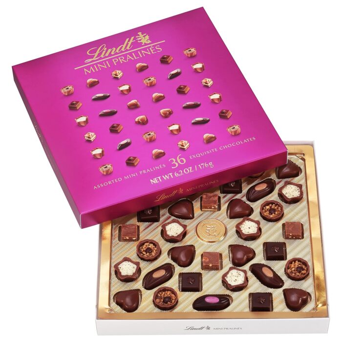 box of assorted mini chocolates