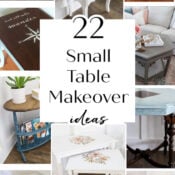 22 Small Table Makeover Ideas artsychicksrule 1