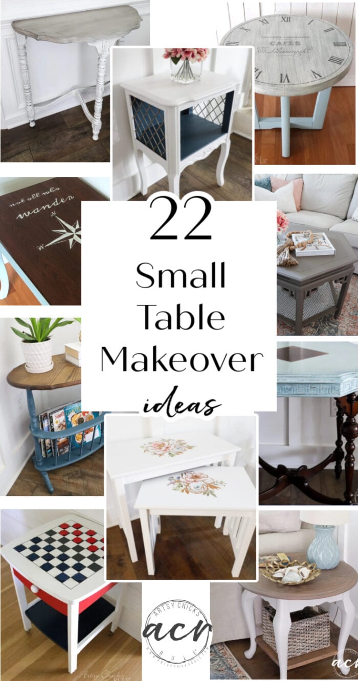22 Small Table Makeover Ideas