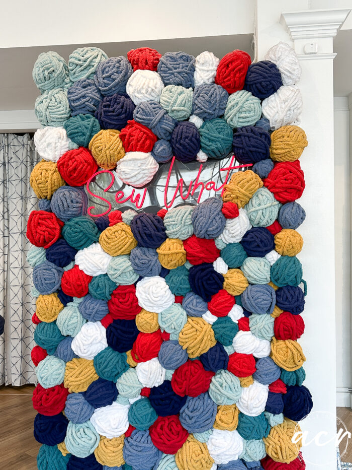 wall of yarns