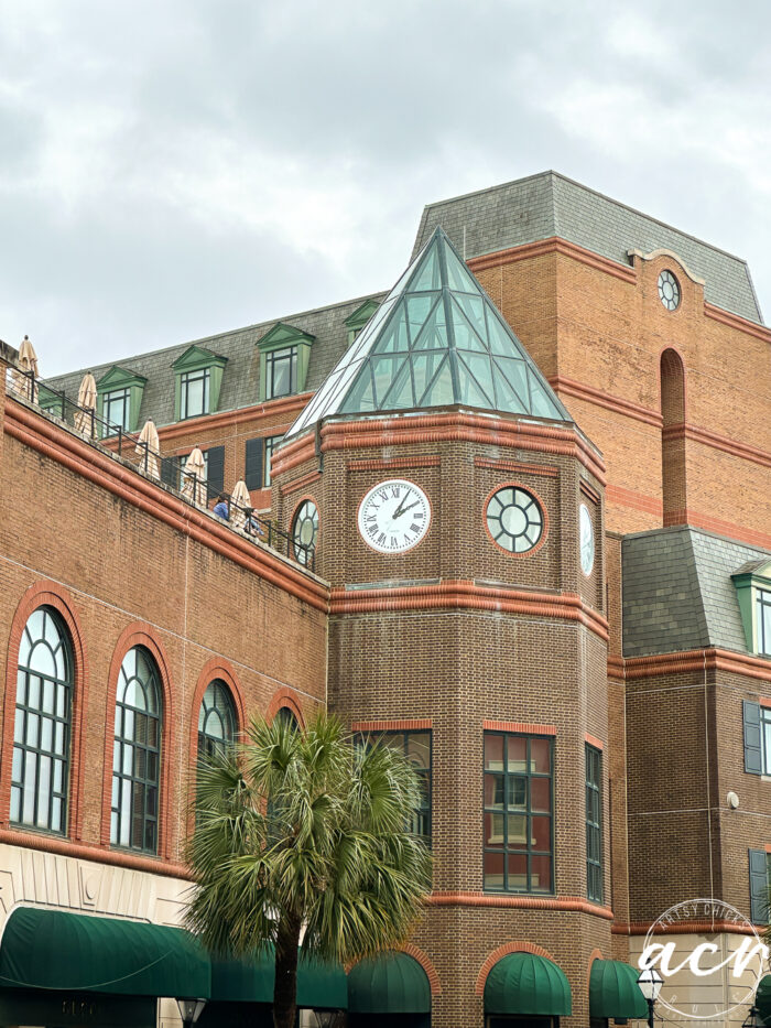 clock tower in charleston