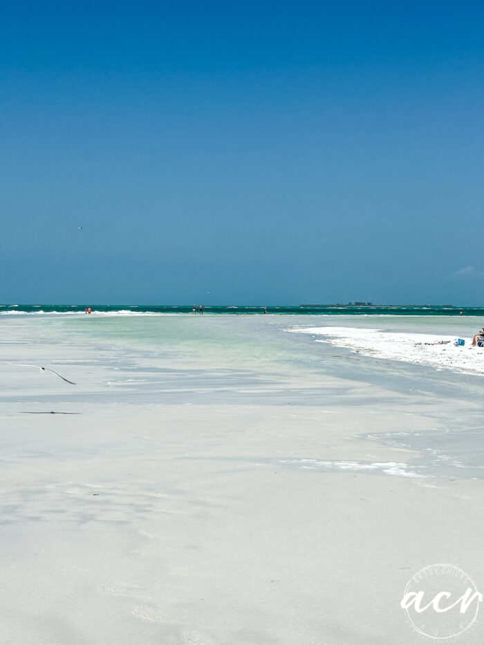 wide open beach at bean point