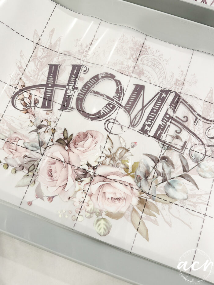 home transfer on tray