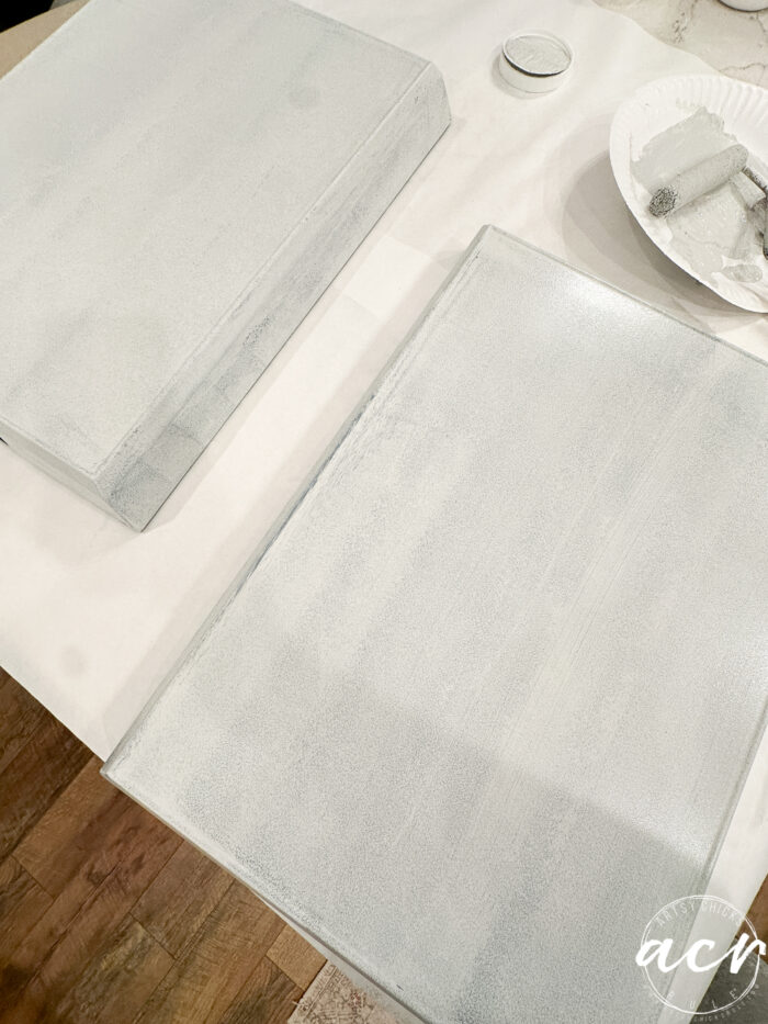 one coat of paint