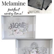 How To Paint Melamine before and after artsychicksrule-1