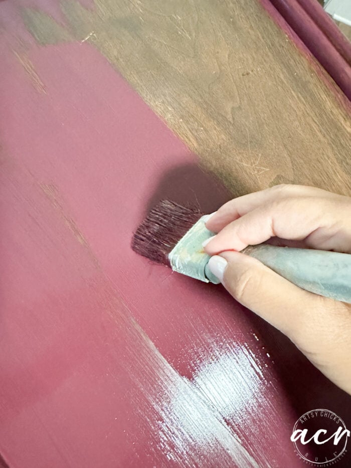 painting on the elderberry on table top