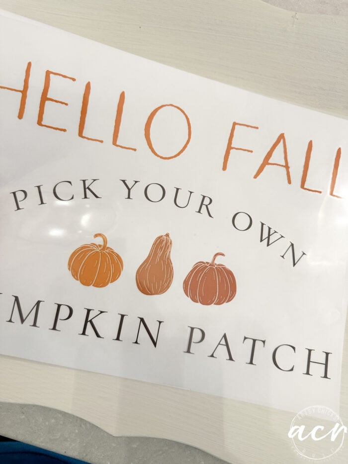 hello fall transfer