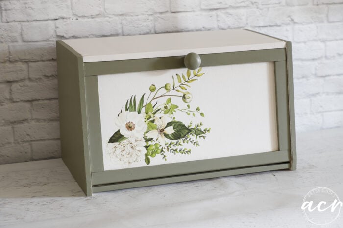 finished bread box 
