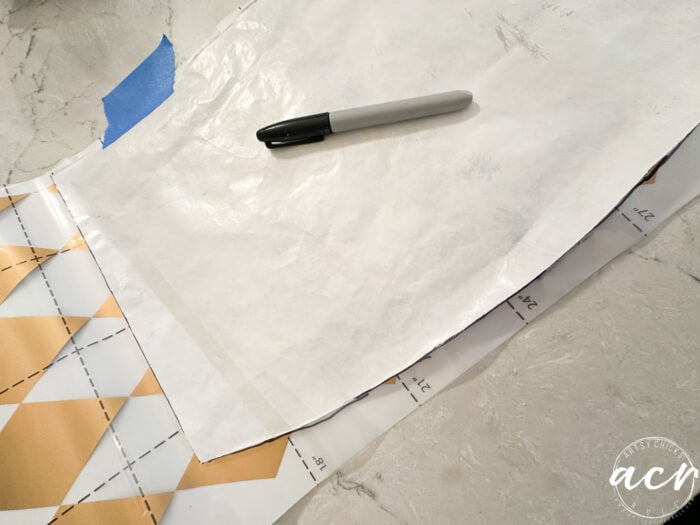 Plantilla blanca para cortar la transmisión