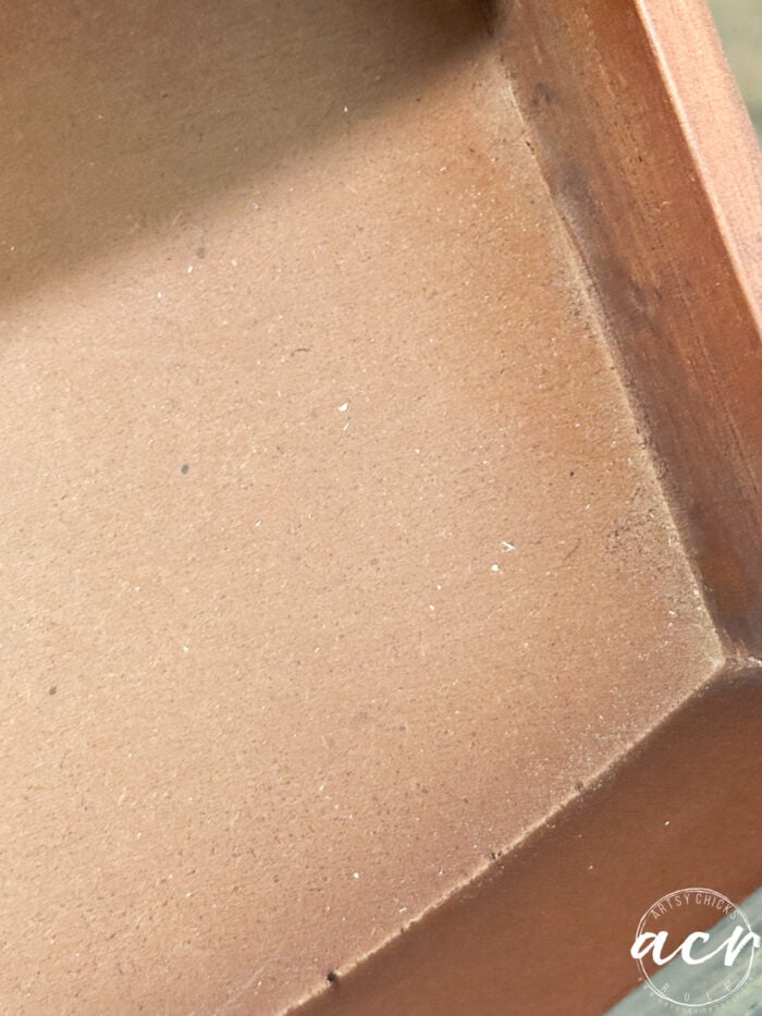 Piso de tablero de partículas presionado del cajón
