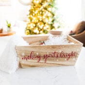 Poinsettia Christmas Tray artsychicksrule-20