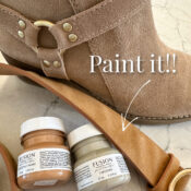 How To Paint Suede Like Material artsychicksrule-1