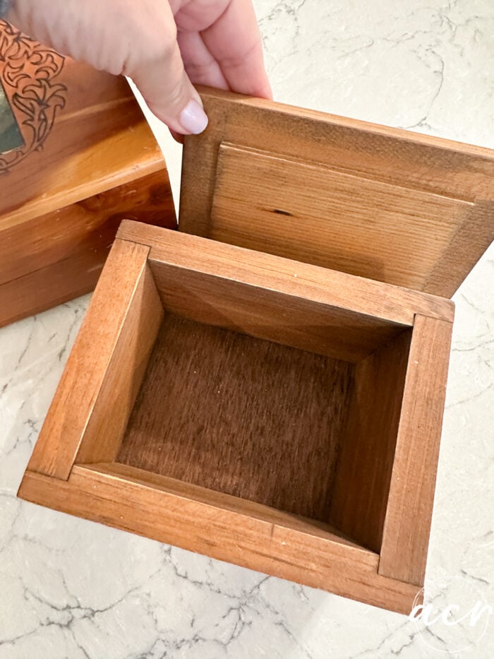 inside small box