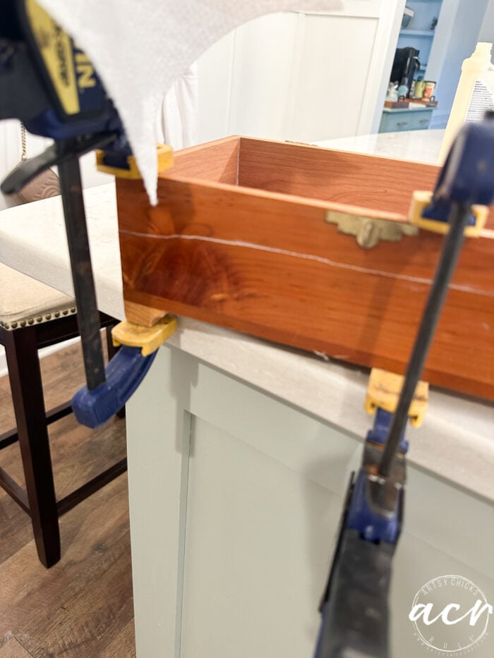 box with clamps on it