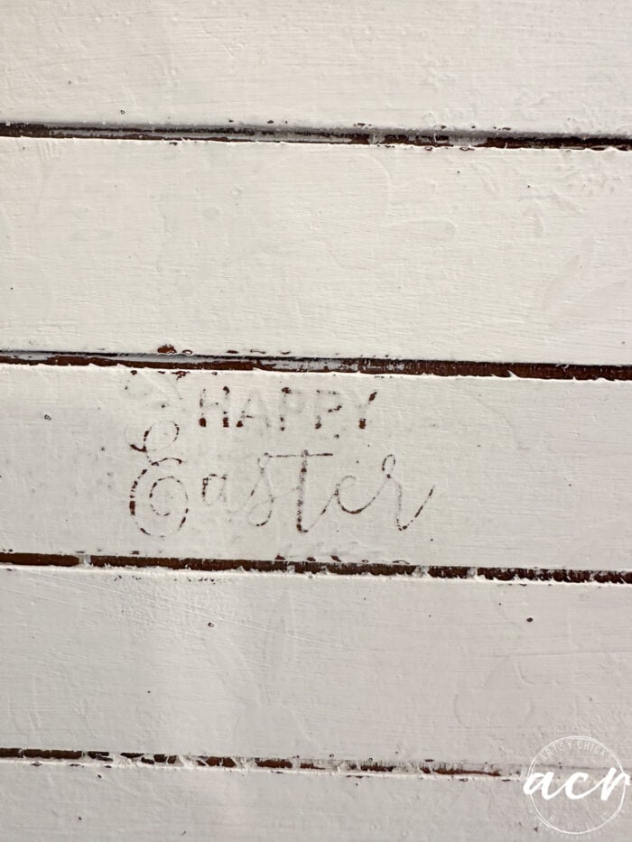 sanded the happy easter