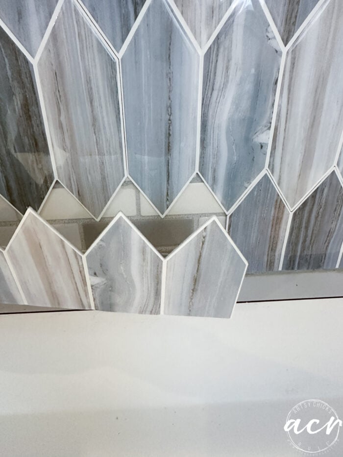 cutting tiles to fit from leftovers