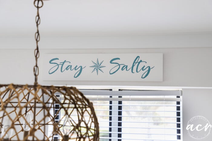 Easy DIY Stay Salty Sign