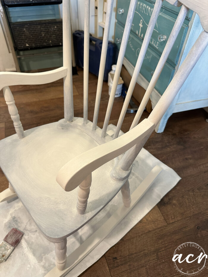 adding darker paint to edges