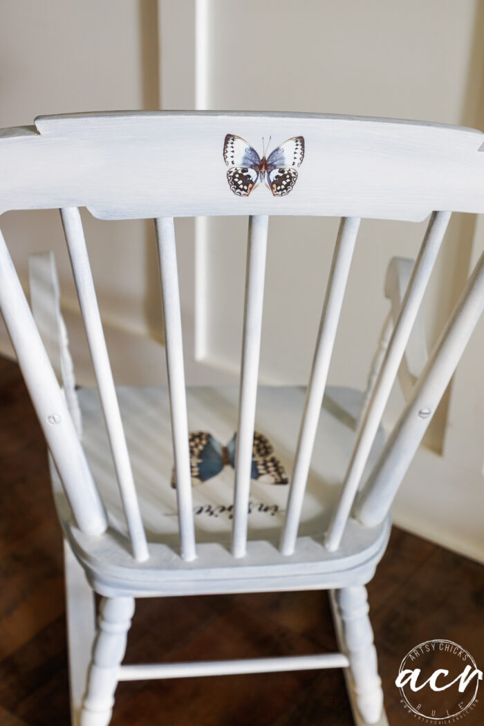 back view of rocker