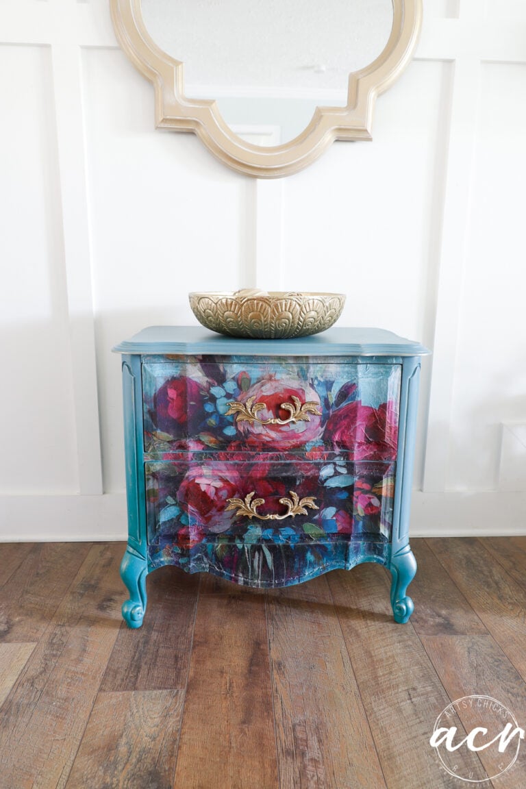 French Provincial Nightstand Makeover