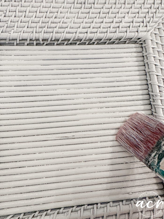 painting charger white