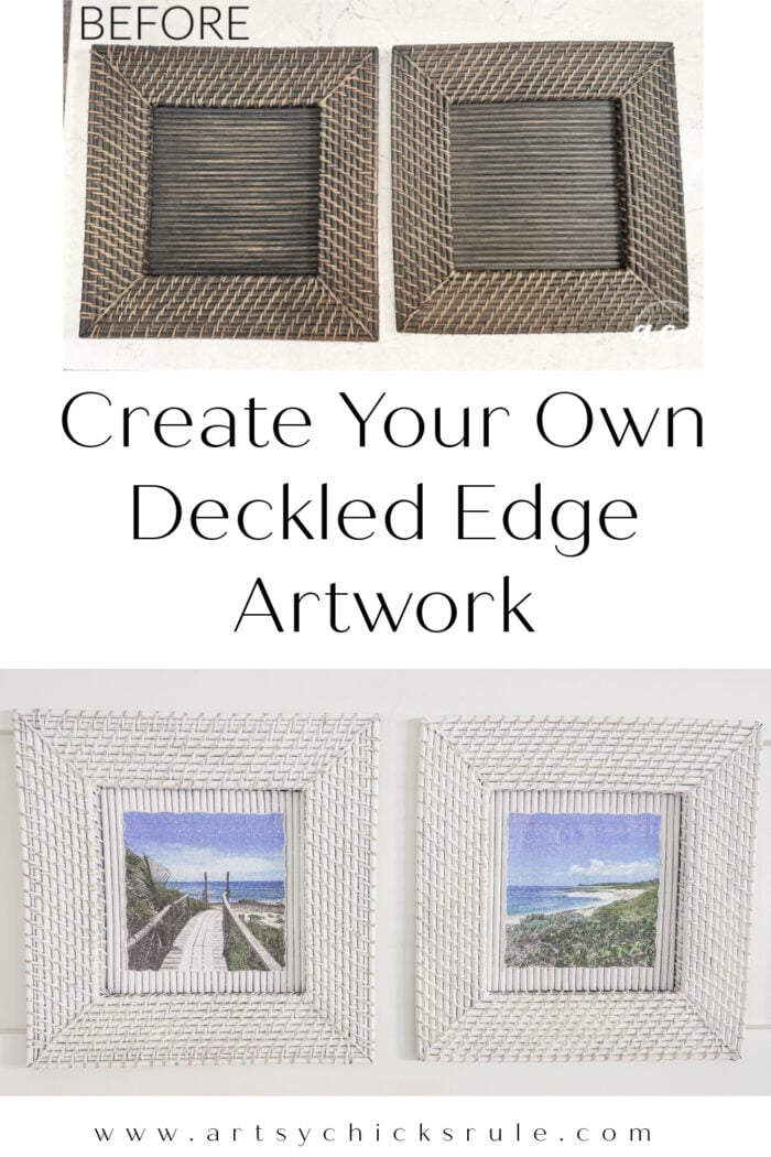 Learn how to create deckled edge for your paper and crafts! SO easy with this simple tool!!