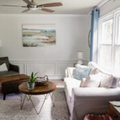 Painted Ceiling Adds Warmth artsychicksrule-4