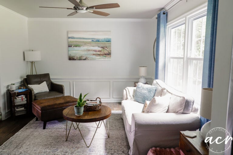 Painted Ceiling Adds Warmth (and updates!)