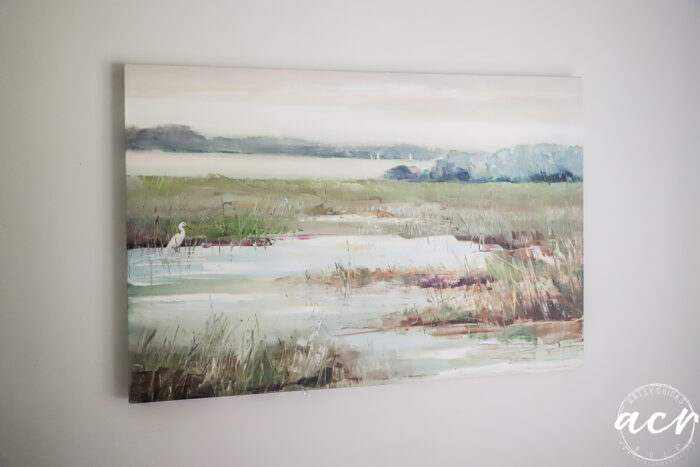 coastal marsh painted artwork