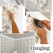 Hanging Prepasted Strippable Wallpaper steps artsychicksrule-1