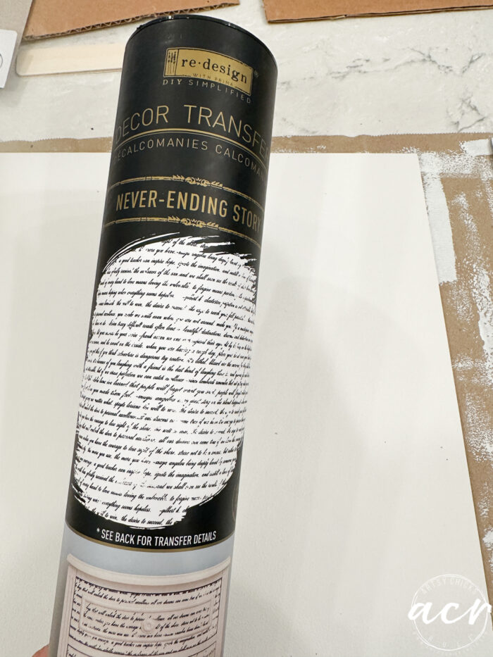 tube with transfer inside