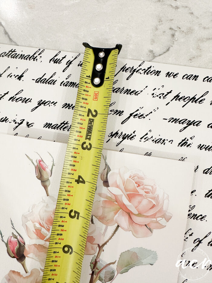 measuring where to put center piece