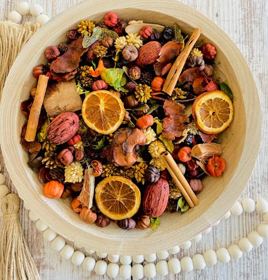 bowl of potpourri
