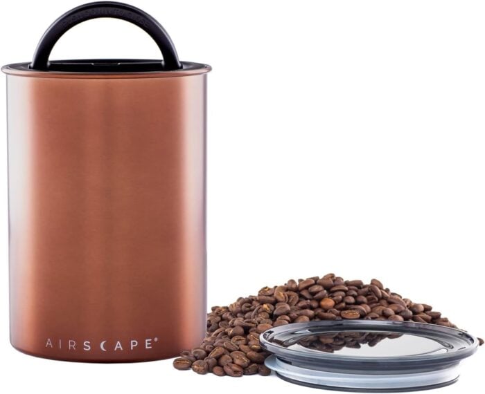 copper coffee canister