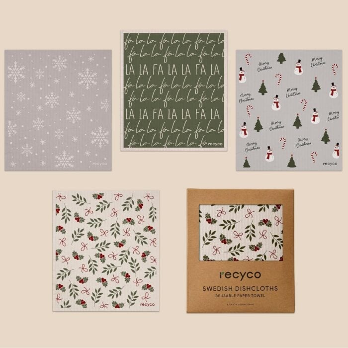 christmas dishcloths