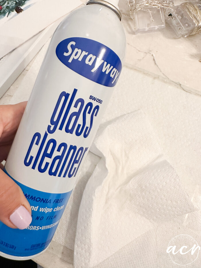 glass cleaner