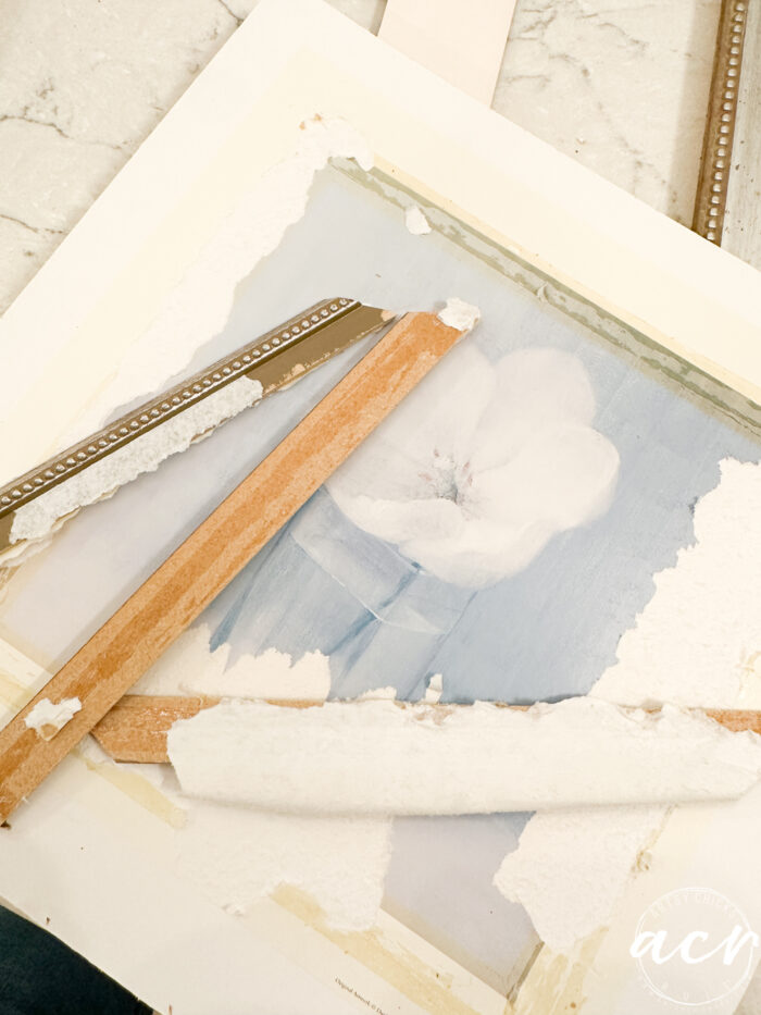 extra pieces left over from prints